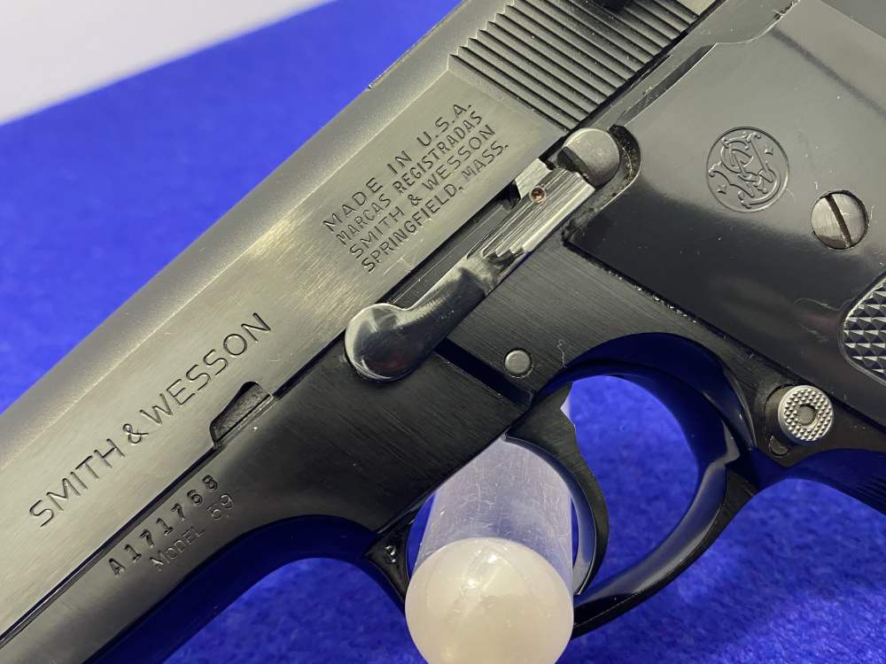 Smith Wesson Model 59 9mm Blue 4" *WATERSHED AMERICAN "WONDER-NINE" PISTOL*-img-11