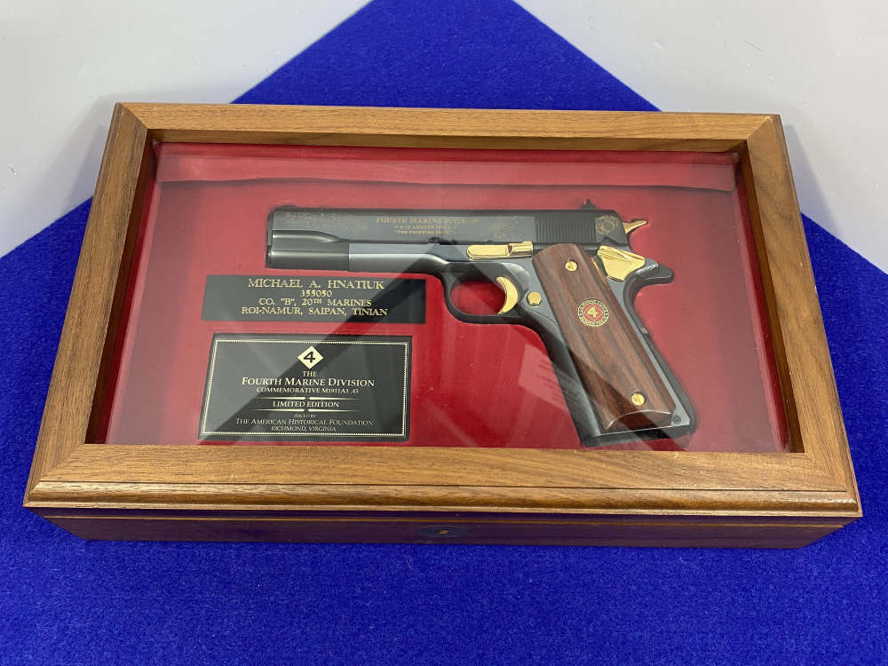Colt Government 1911A1 .45acp *4TH DIVISION MARINE COMMEMORATIVE 4MD004*-img-13