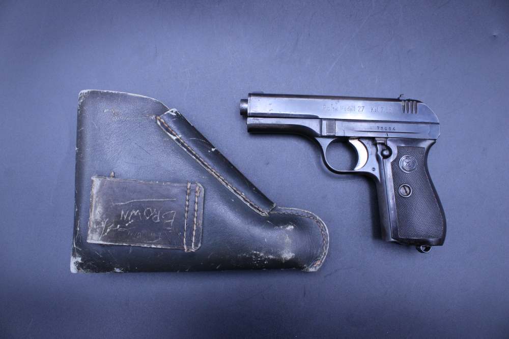 1942 WWII German Occupation Böhmische Waffenfabrik CZ 27 Wartime .32 ACP VZ-img-2