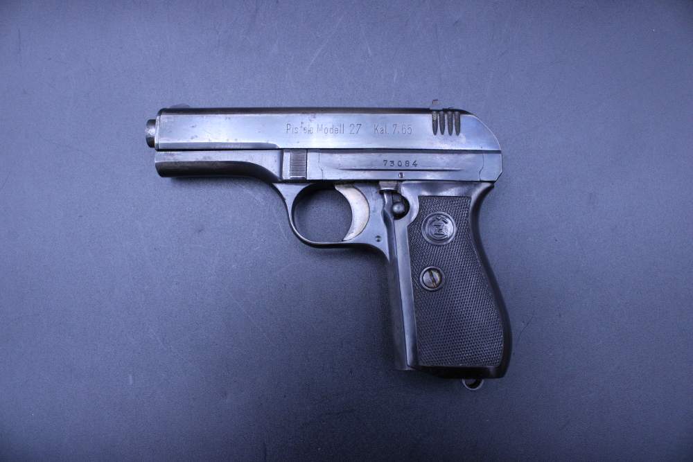 1942 WWII German Occupation Böhmische Waffenfabrik CZ 27 Wartime .32 ACP VZ-img-3