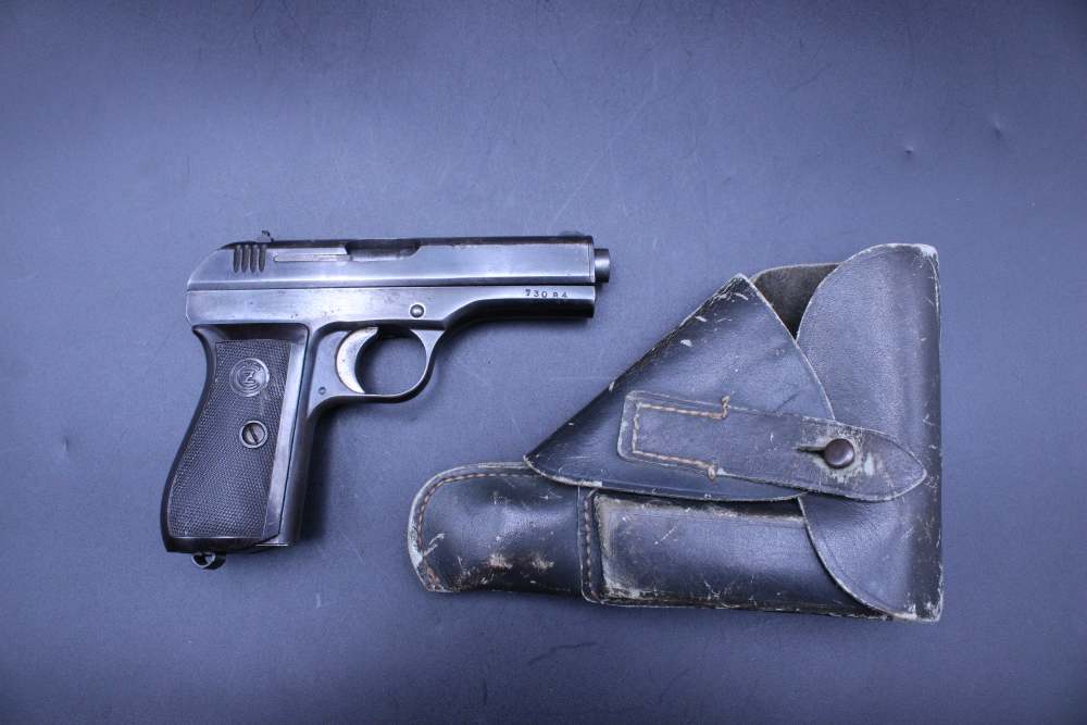 1942 WWII German Occupation Böhmische Waffenfabrik CZ 27 Wartime .32 ACP VZ-img-1