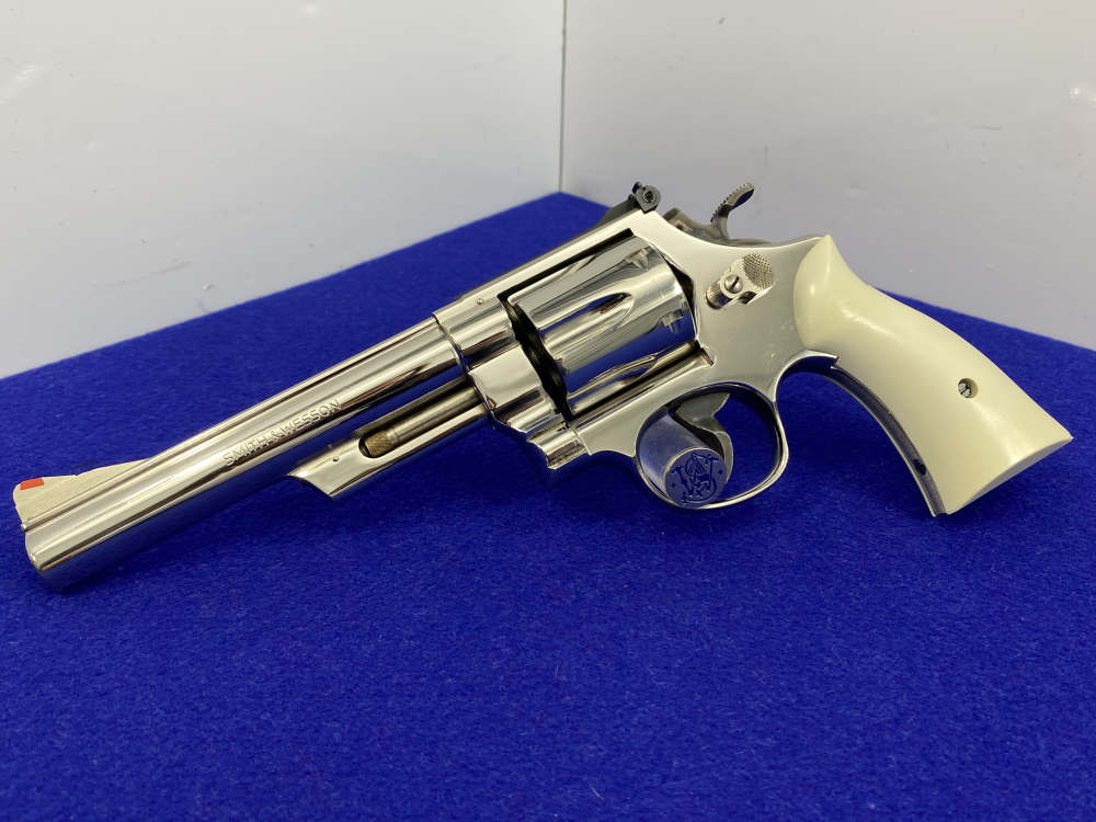 Smith Wesson 29-2 .44 Mag Nickel 6" *SOUGHT-AFTER COLLECTOR MODEL REVOLVER*-img-3