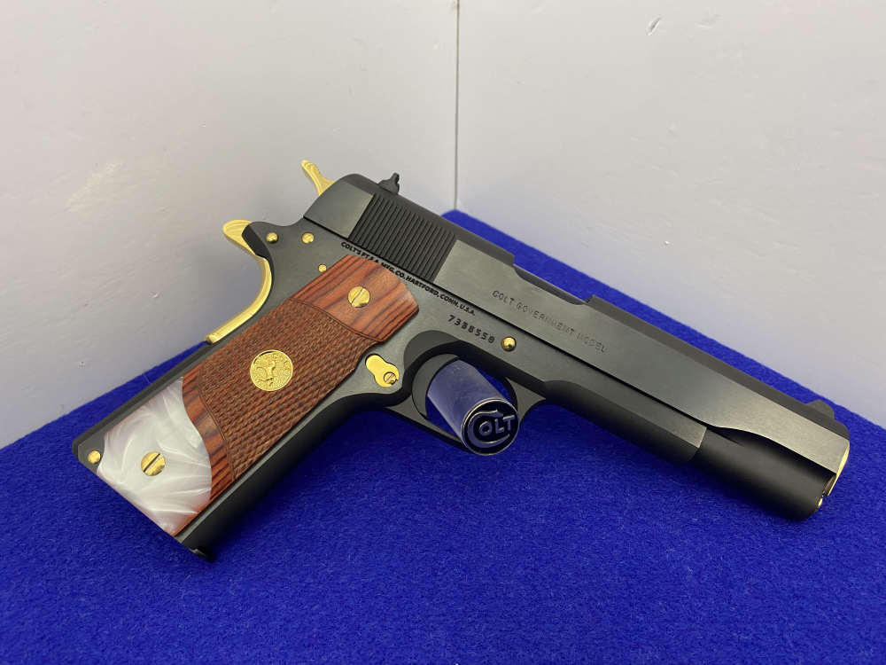 Colt Government .45ACP 5" *STUNNING GOLDEN ACCENTS* Mint Example-img-26