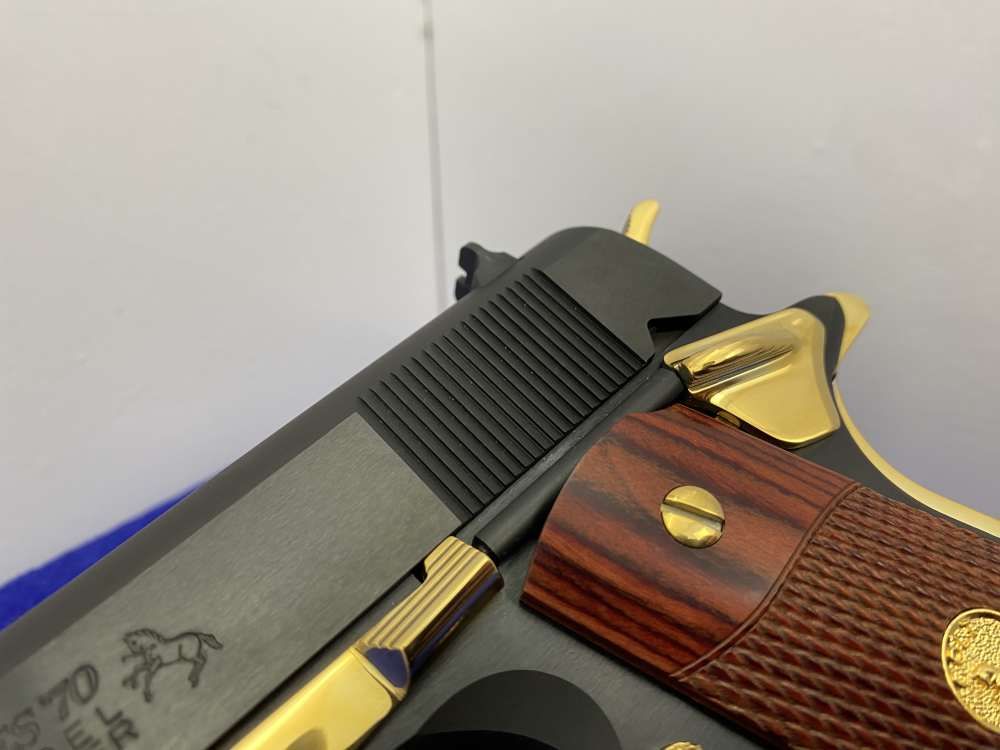 Colt Government .45ACP 5" *STUNNING GOLDEN ACCENTS* Mint Example-img-21