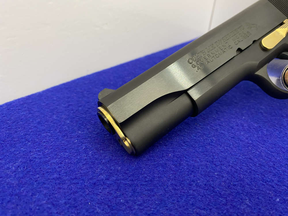 Colt Government .45ACP 5" *STUNNING GOLDEN ACCENTS* Mint Example-img-24