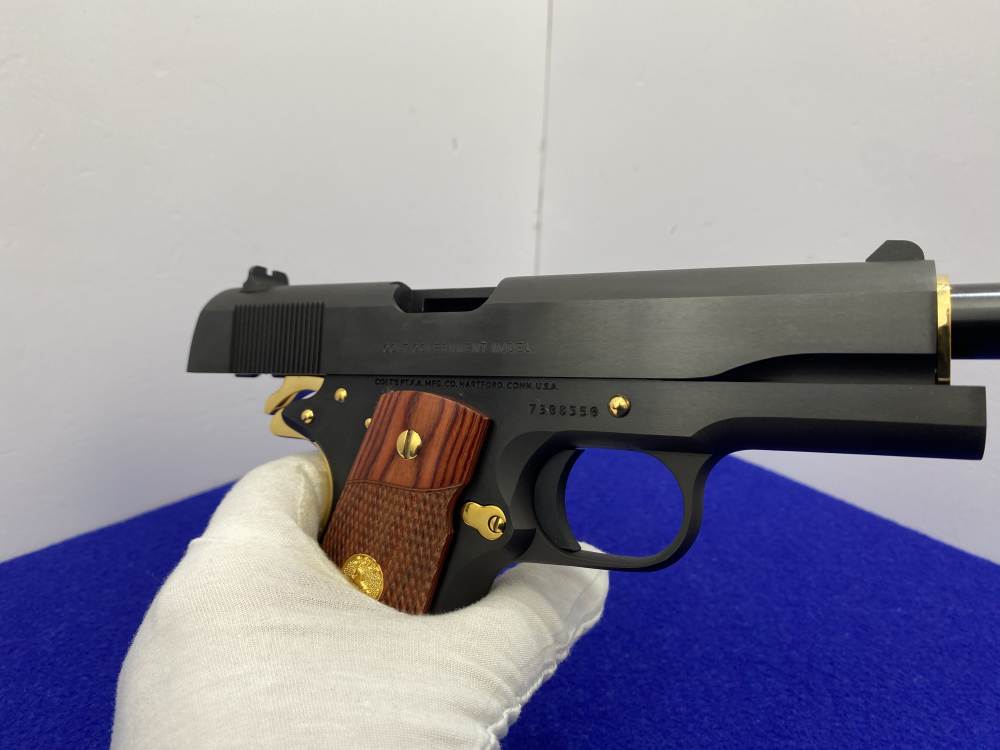 Colt Government .45ACP 5" *STUNNING GOLDEN ACCENTS* Mint Example-img-52