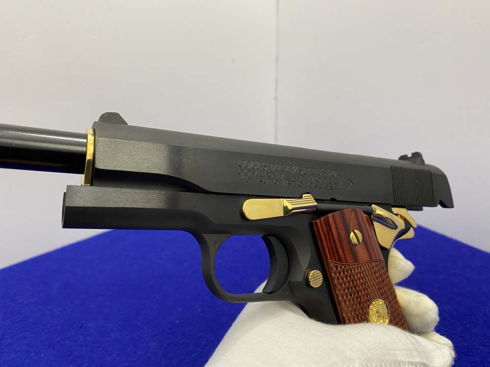 Colt Government .45ACP 5" *STUNNING GOLDEN ACCENTS* Mint Example-img-51