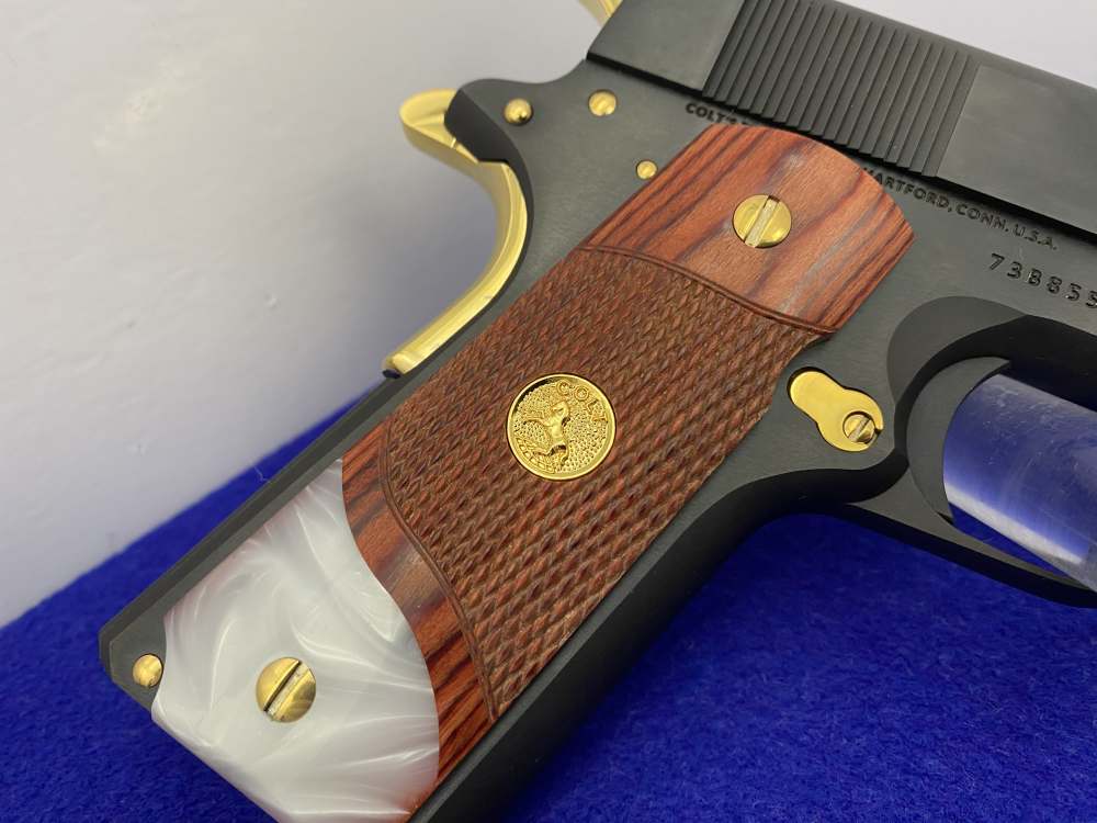 Colt Government .45ACP 5" *STUNNING GOLDEN ACCENTS* Mint Example-img-28