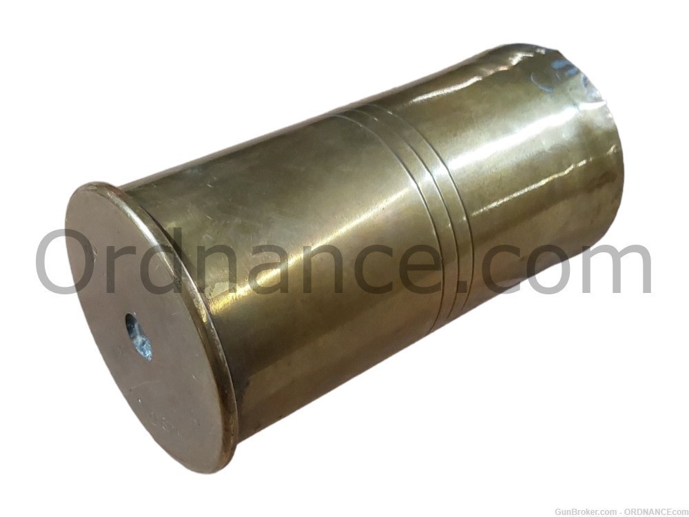 75mm British 1900's shell casing QF 2.95in mountain gun 75x157mm inert ...