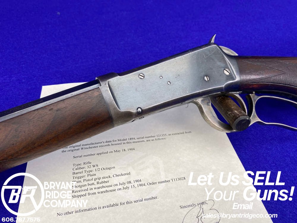 SPECIAL ORDER 1904 Winchester 1894 .32WS 26" *RARE FACTORY CONFIGURATION*-img-0