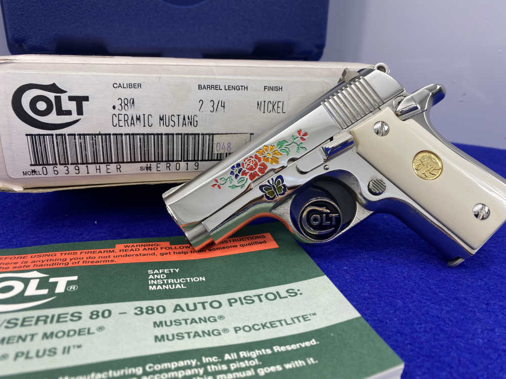 Colt CERAMIC Mustang Pair *CONSECUTIVE ULTRA RARE CUSTOM SHOP #19 & 20* NOS-img-6