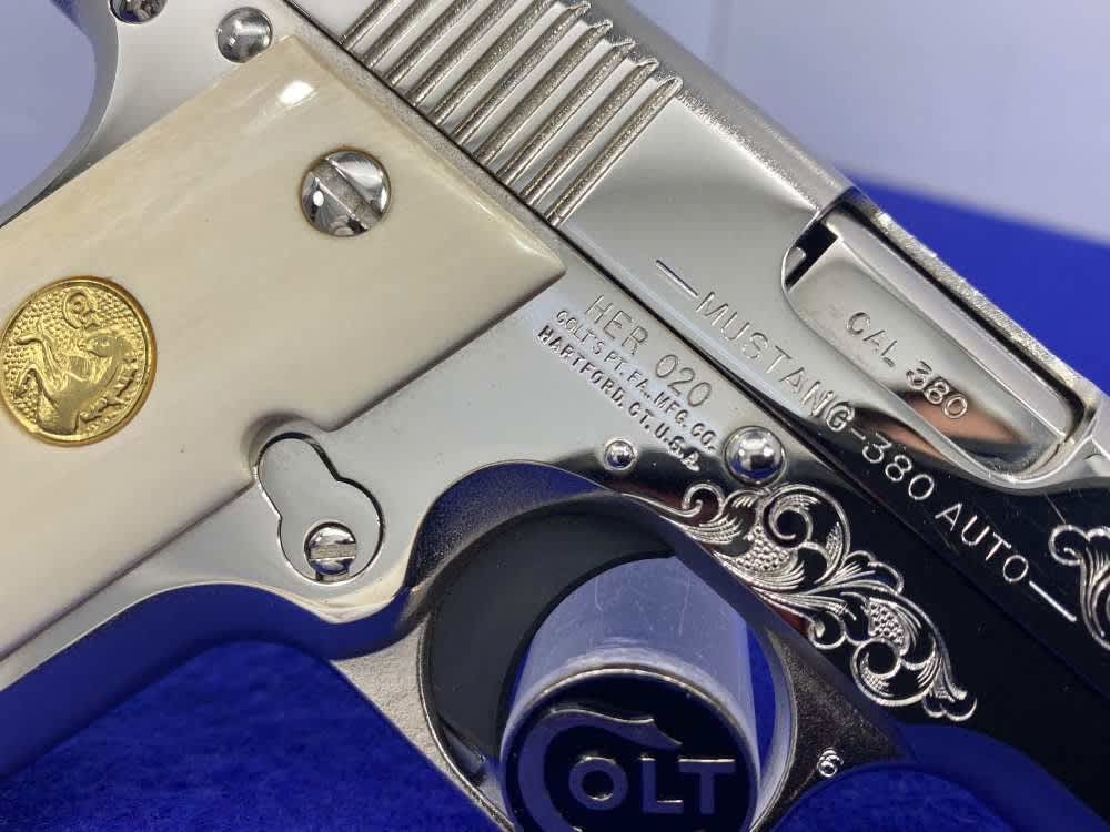 Colt CERAMIC Mustang Pair *CONSECUTIVE ULTRA RARE CUSTOM SHOP #19 & 20* NOS-img-101
