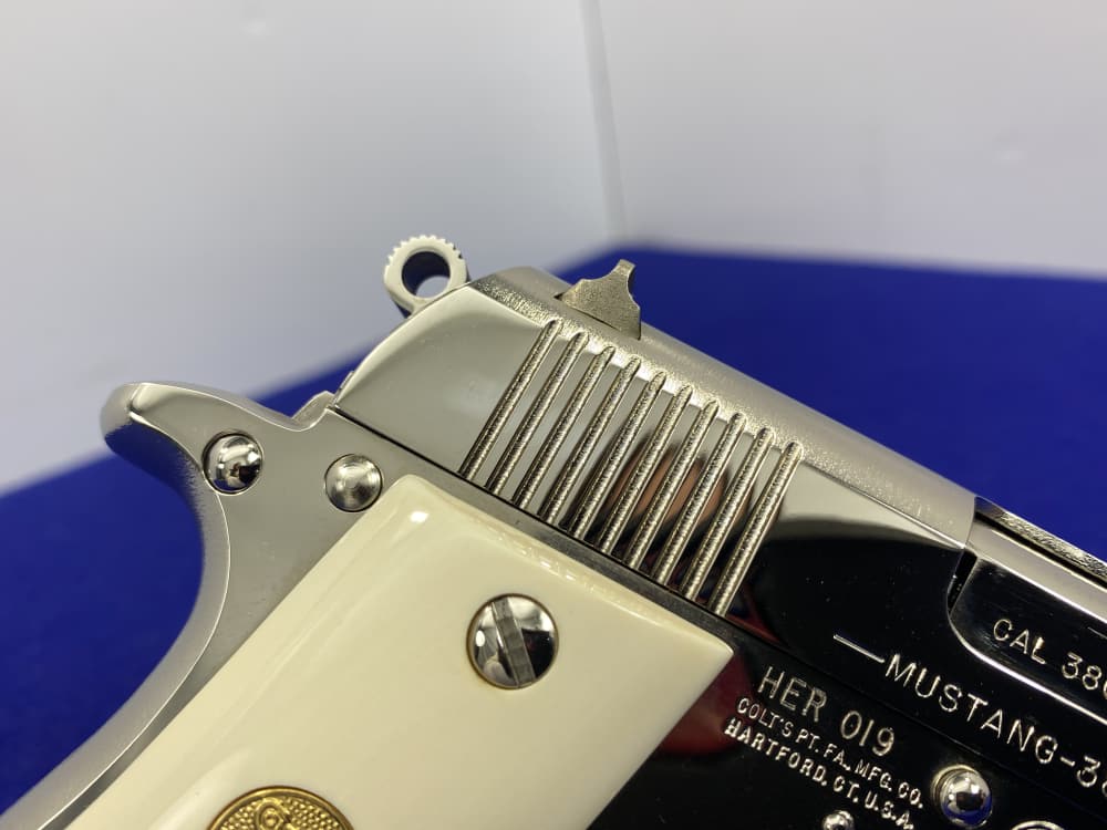 Colt CERAMIC Mustang Pair *CONSECUTIVE ULTRA RARE CUSTOM SHOP #19 & 20* NOS-img-26