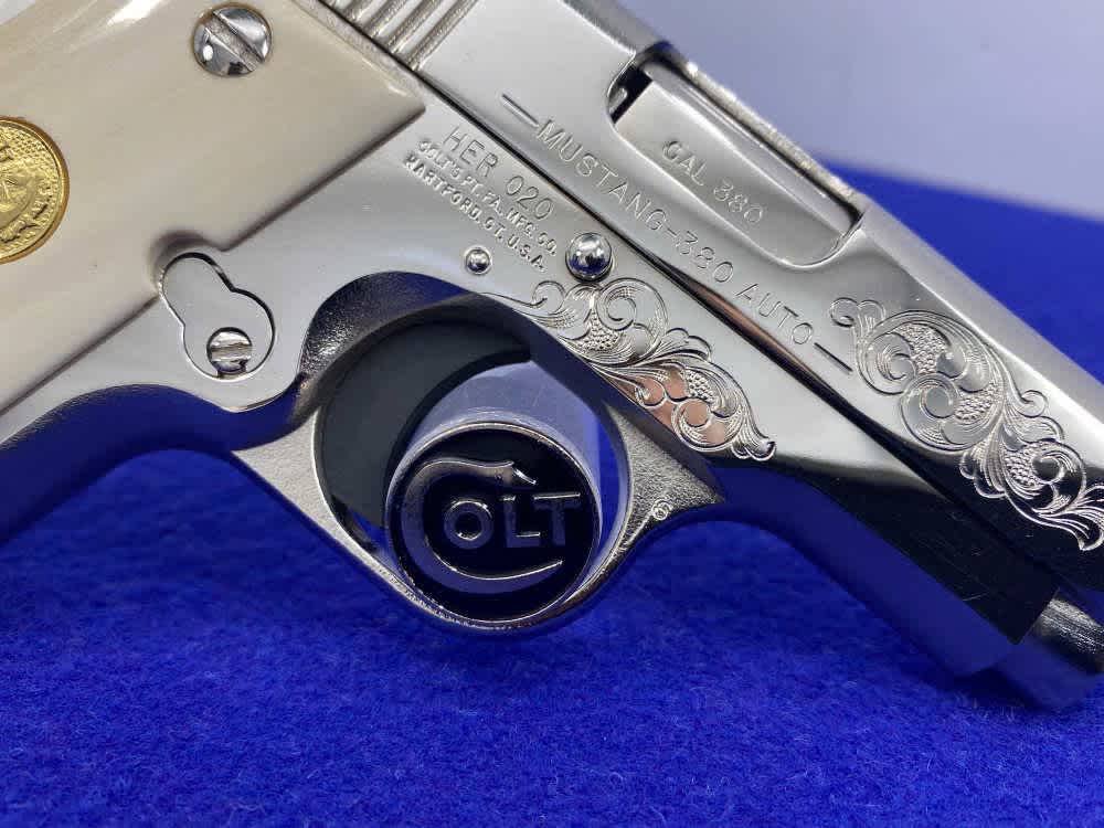 Colt CERAMIC Mustang Pair *CONSECUTIVE ULTRA RARE CUSTOM SHOP #19 & 20* NOS-img-100
