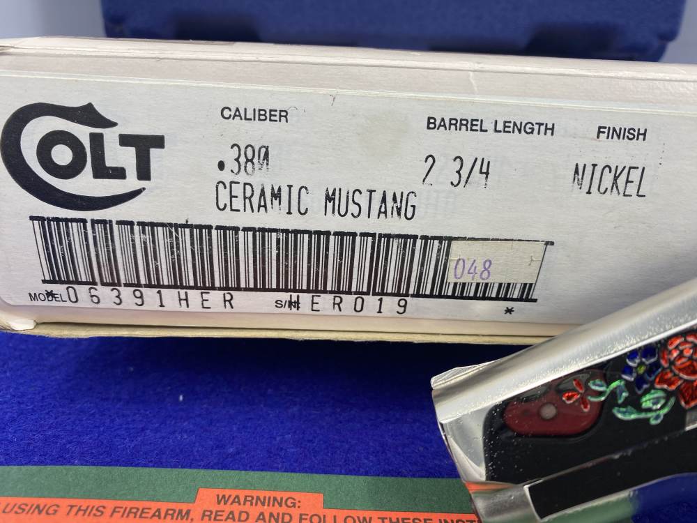 Colt CERAMIC Mustang Pair *CONSECUTIVE ULTRA RARE CUSTOM SHOP #19 & 20* NOS-img-8