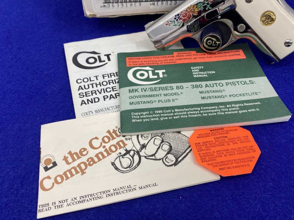 Colt CERAMIC Mustang Pair *CONSECUTIVE ULTRA RARE CUSTOM SHOP #19 & 20* NOS-img-82