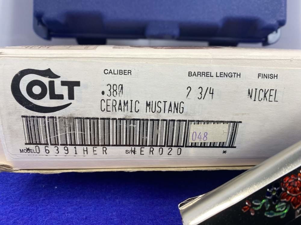 Colt CERAMIC Mustang Pair *CONSECUTIVE ULTRA RARE CUSTOM SHOP #19 & 20* NOS-img-80