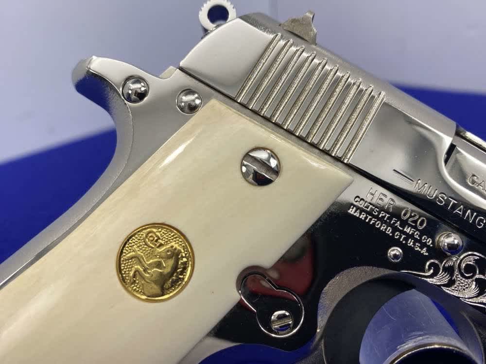 Colt CERAMIC Mustang Pair *CONSECUTIVE ULTRA RARE CUSTOM SHOP #19 & 20* NOS-img-97