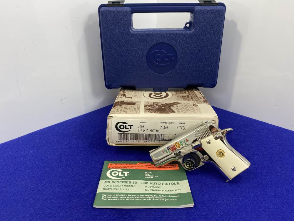 Colt CERAMIC Mustang Pair *CONSECUTIVE ULTRA RARE CUSTOM SHOP #19 & 20* NOS-img-7