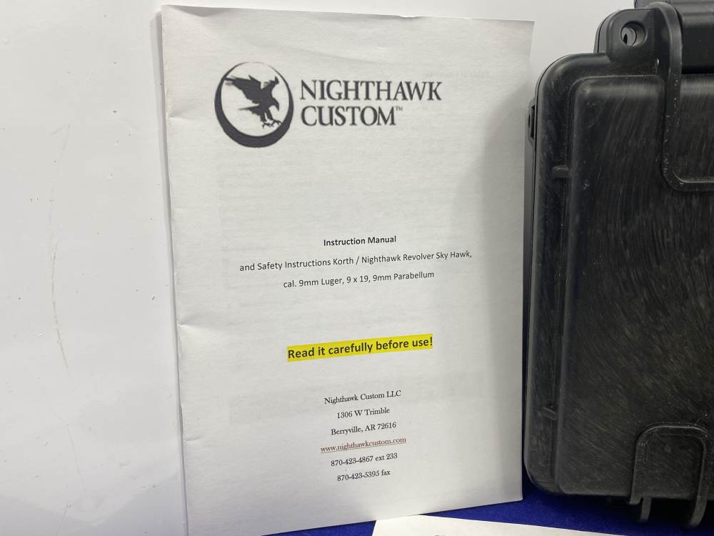 Korth/Nighthawk Custom Sky Marshall 9mm DLC 2" *LIMITED EDITION 51 OF 77*-img-14