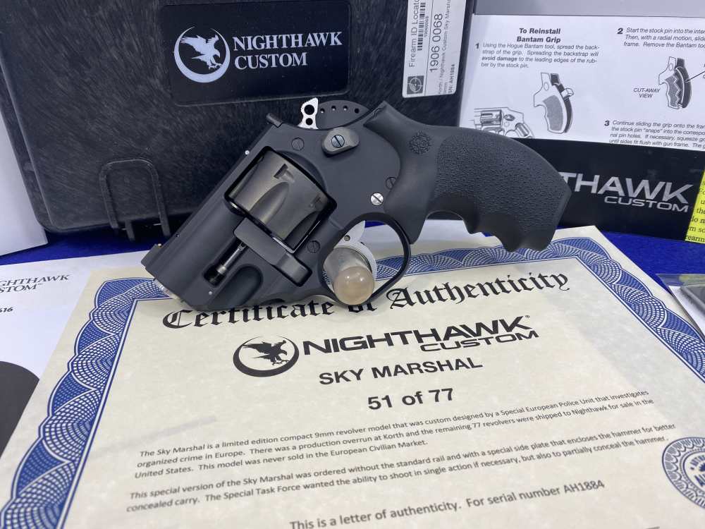 Korth/Nighthawk Custom Sky Marshall 9mm DLC 2" *LIMITED EDITION 51 OF 77*-img-74