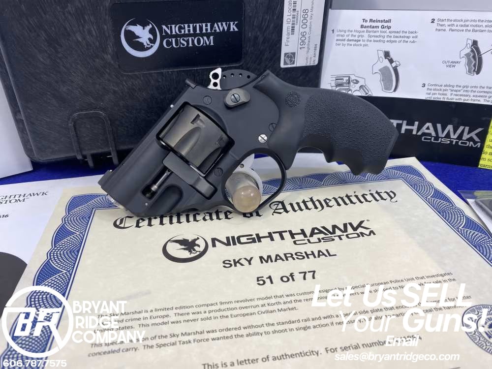 Korth/Nighthawk Custom Sky Marshall 9mm DLC 2" *LIMITED EDITION 51 OF 77*-img-0