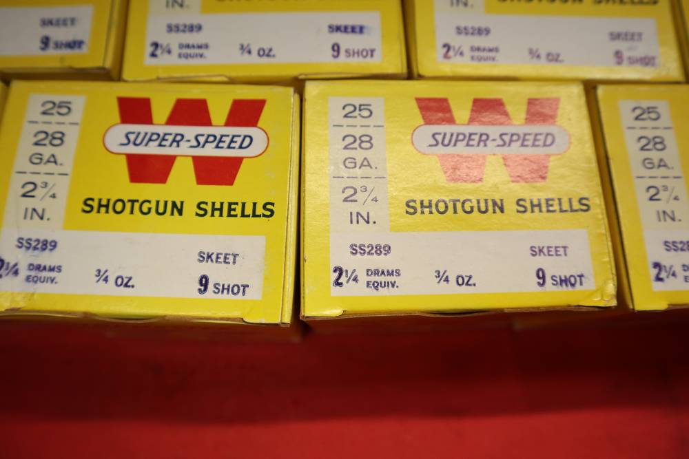 ANTIQUE Vintage Shotshell Boxes WINCHESTER 28ga SKEET 9shot CASE ...