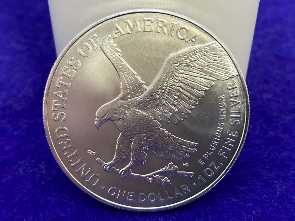 2025 American Silver Eagles -FACTORY SEALED TUBE OF 20- Troy Ounces .999-img-6