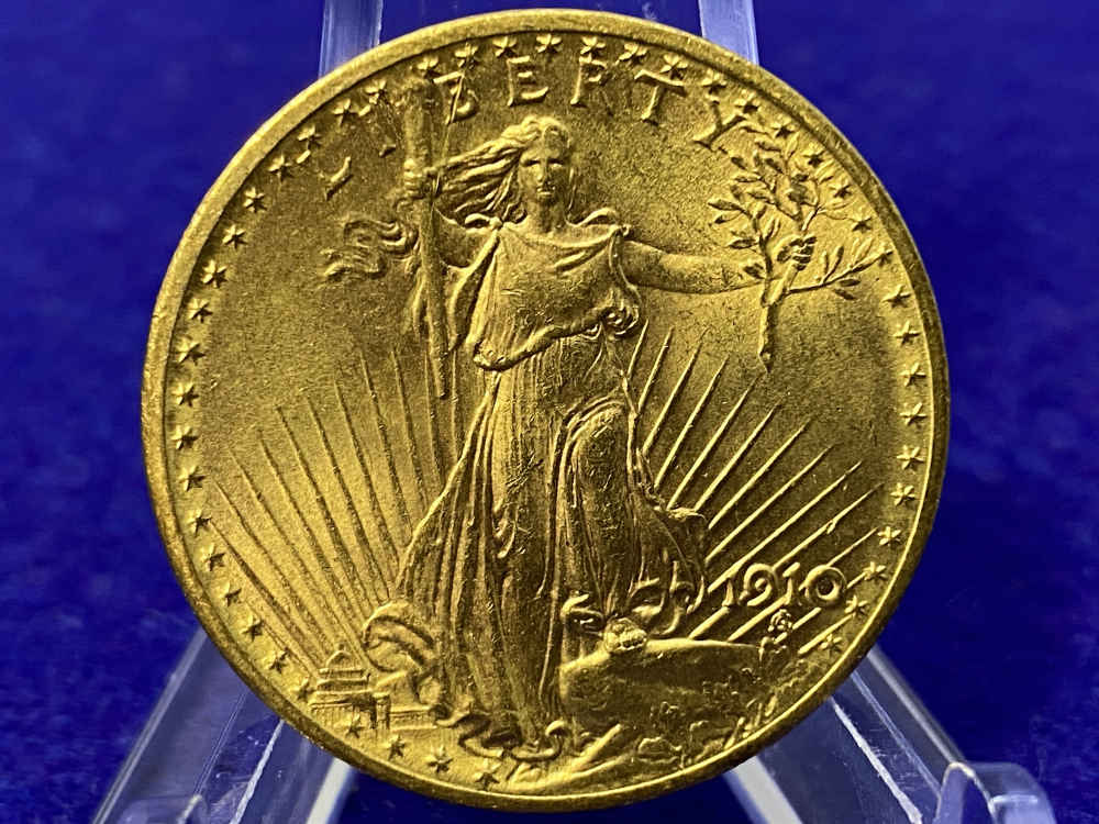 1910 Saint Gauden's U.S. American Gold $20 Double Eagle *.999 FINE GOLD*-img-0
