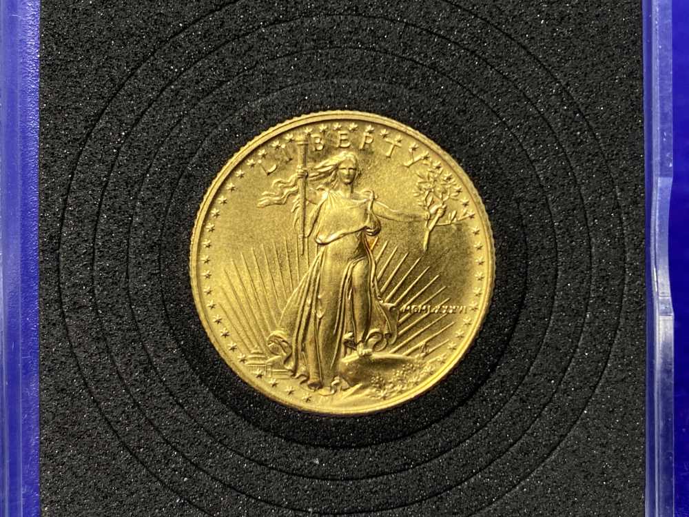 1986 Saint Gauden's U.S. 10$ Gold Eagle 1/4oz. *91.67% FINE GOLD* 1st Year-img-5