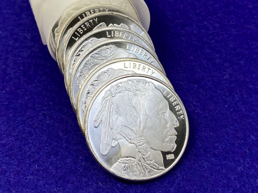 (10) Buffalo Indian Head "1oz SILVER Rnds" *Very Desirable* 10 TROY OZ-img-3