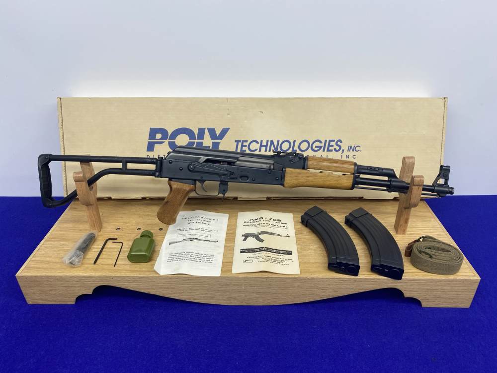 Poly-Technologies AKS-762 7.62x39 Blue 16.25" *RARE PRE-BAN* Collectible-img-3