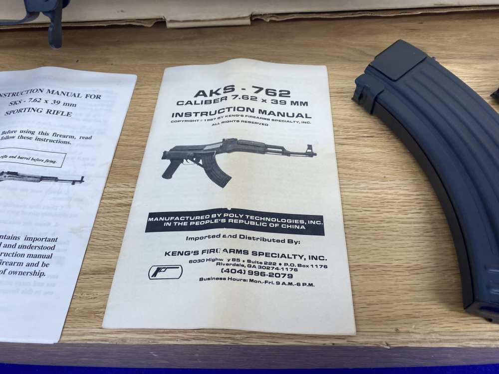 Poly-Technologies AKS-762 7.62x39 Blue 16.25" *RARE PRE-BAN* Collectible-img-6