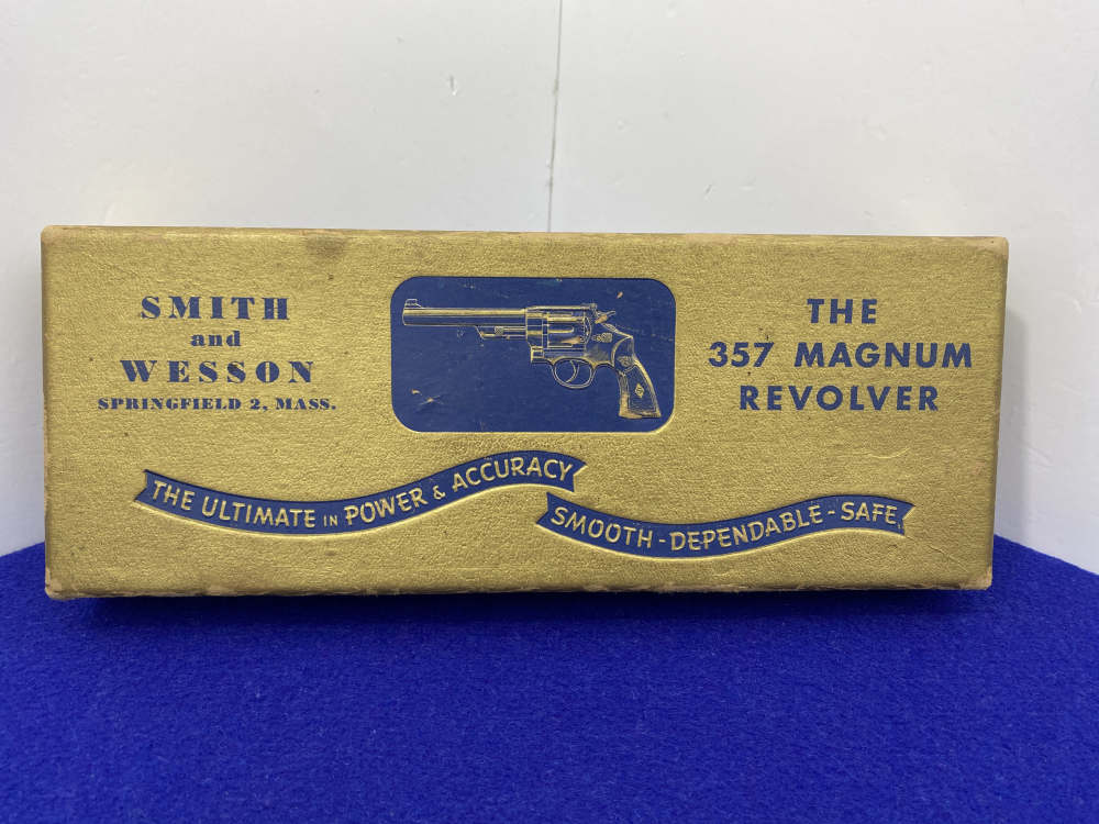 1957 Smith & Wesson Pre-Model 27 -INCREDIBLY RARE 3.5" BARREL- Grail!-img-7