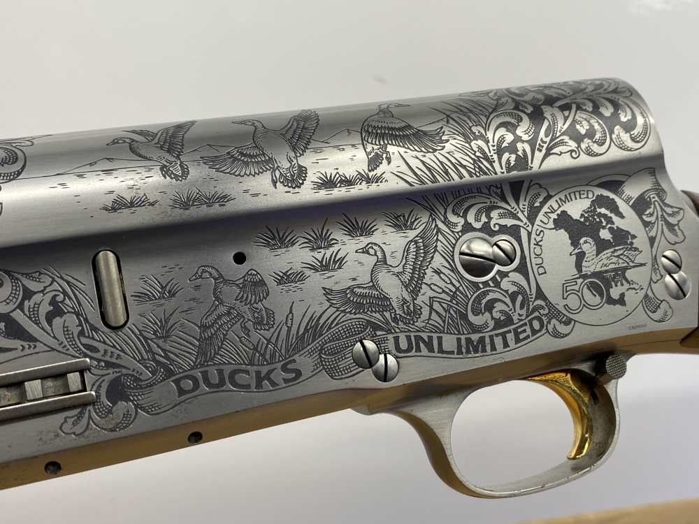 1987 Browning A5 -DUCKS UNLIMITED 50th ANNIVERSARY- T. Nomura Signed-img-13