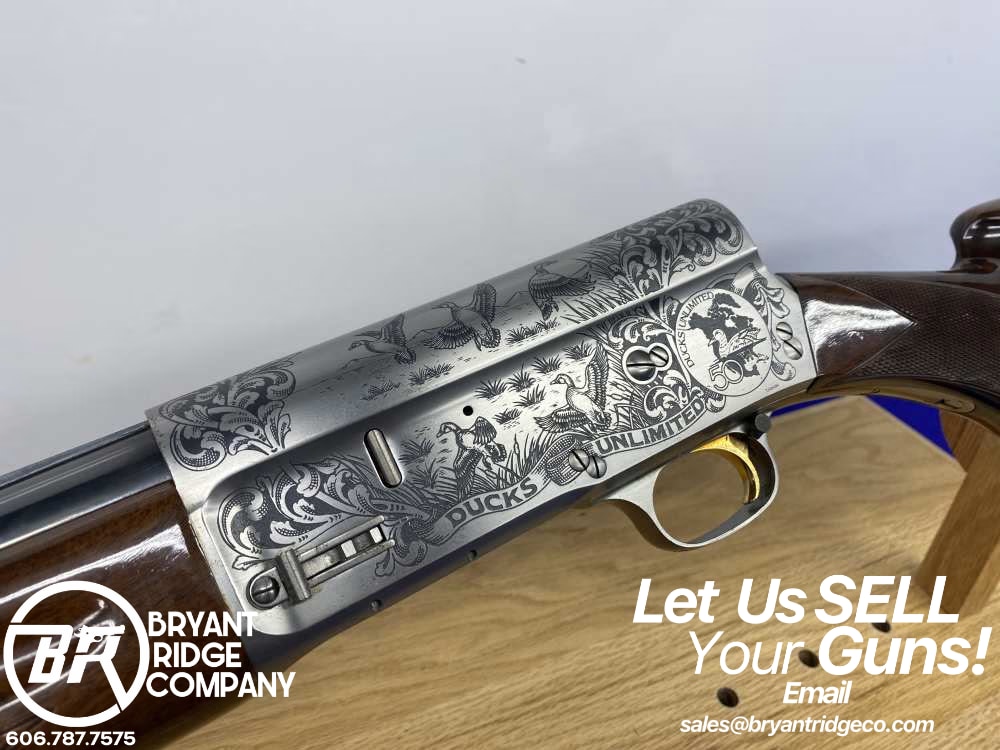 1987 Browning A5 -DUCKS UNLIMITED 50th ANNIVERSARY- T. Nomura Signed-img-0