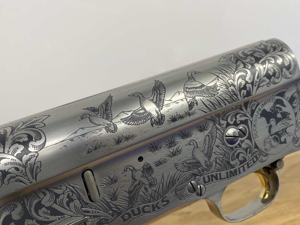 1987 Browning A5 -DUCKS UNLIMITED 50th ANNIVERSARY- T. Nomura Signed-img-16