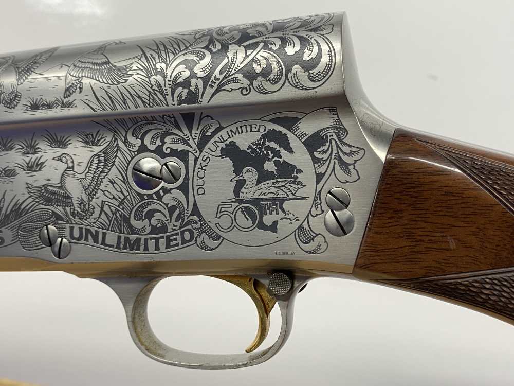 1987 Browning A5 -DUCKS UNLIMITED 50th ANNIVERSARY- T. Nomura Signed-img-10