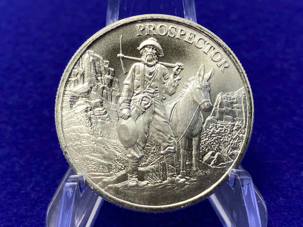 (10) Prospector "1oz SILVER Rounds" -Full Roll of 20- *TEN TROY OUNCES*-img-7