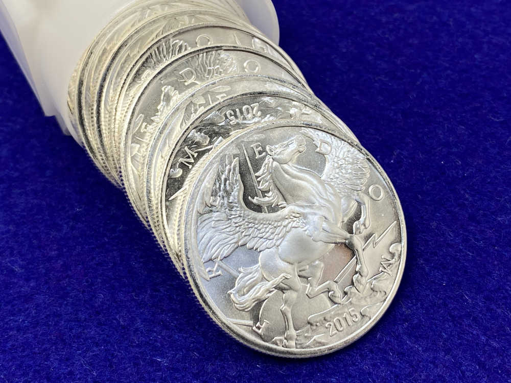 (10) Pegasus *1oz SILVER Rnds* "Modern Ancients Series" *10 Troy Ounces*-img-0