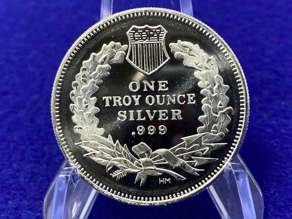 (10) Walking Liberty "1oz SILVER Rnds" .999 FINE SILVER- 20 Troy Ounces-img-8
