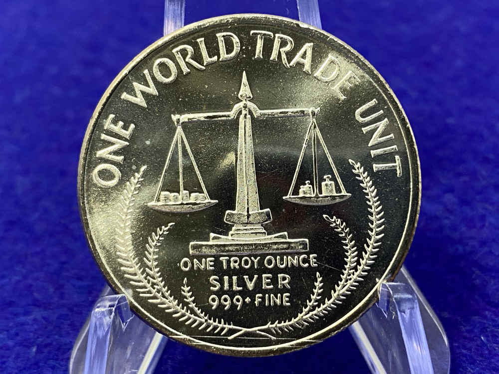 (20) World Trade Unit *Academy Corp.* 1oz Rounds *FULL TUBE* 20 Troy Ounces-img-8