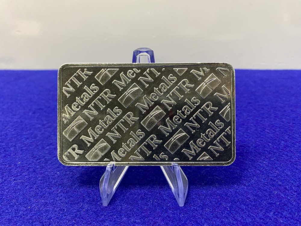 NTR Metals Silver 10 Troy Ounce Fine Silver Bar .999 *COLLECTABLE METAL*-img-4
