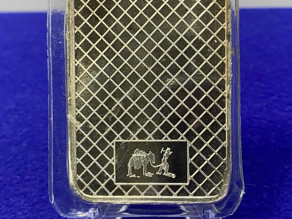 VINTAGE Silver Towne *FACTORY SEALED 10oz SILVER BAR* 10 Troy Ounces-img-5