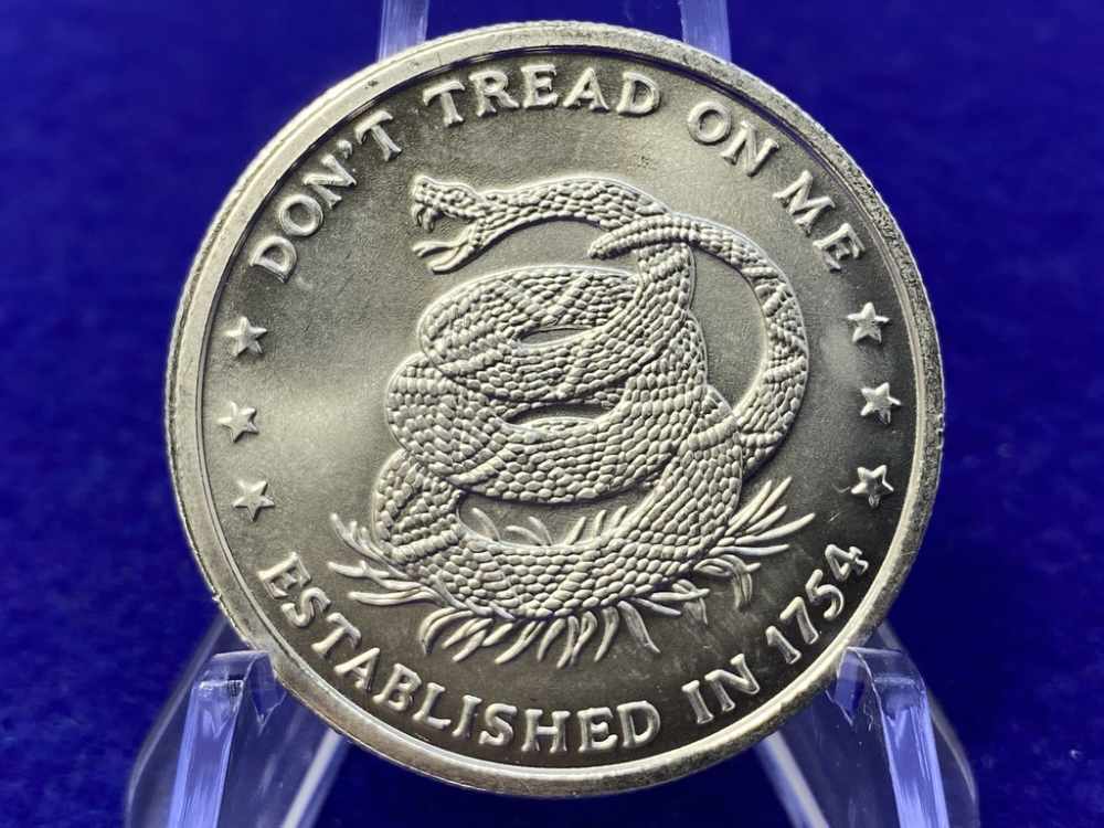 (10) 1oz Silver *Don't Tread on Me* .999 FINE SILVER RNDS *10 Troy Ounces*-img-3