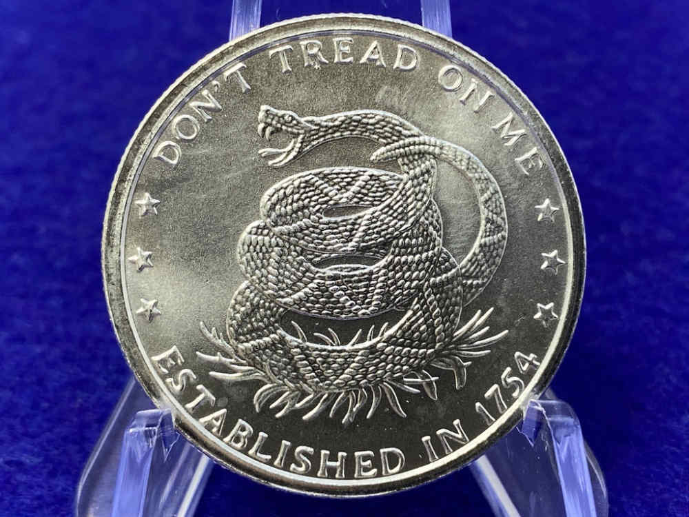 (10) 1oz Silver *Don't Tread on Me* .999 FINE SILVER RNDS *10 Troy Ounces*-img-15