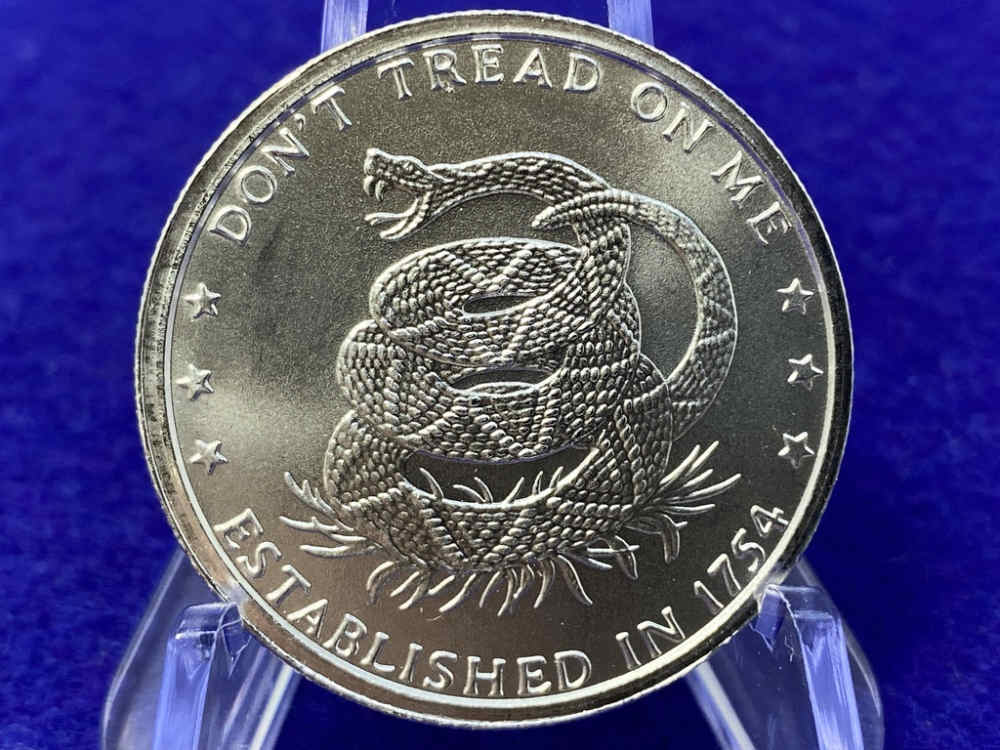 (10) 1oz Silver *Don't Tread on Me* .999 FINE SILVER RNDS *10 Troy Ounces*-img-11