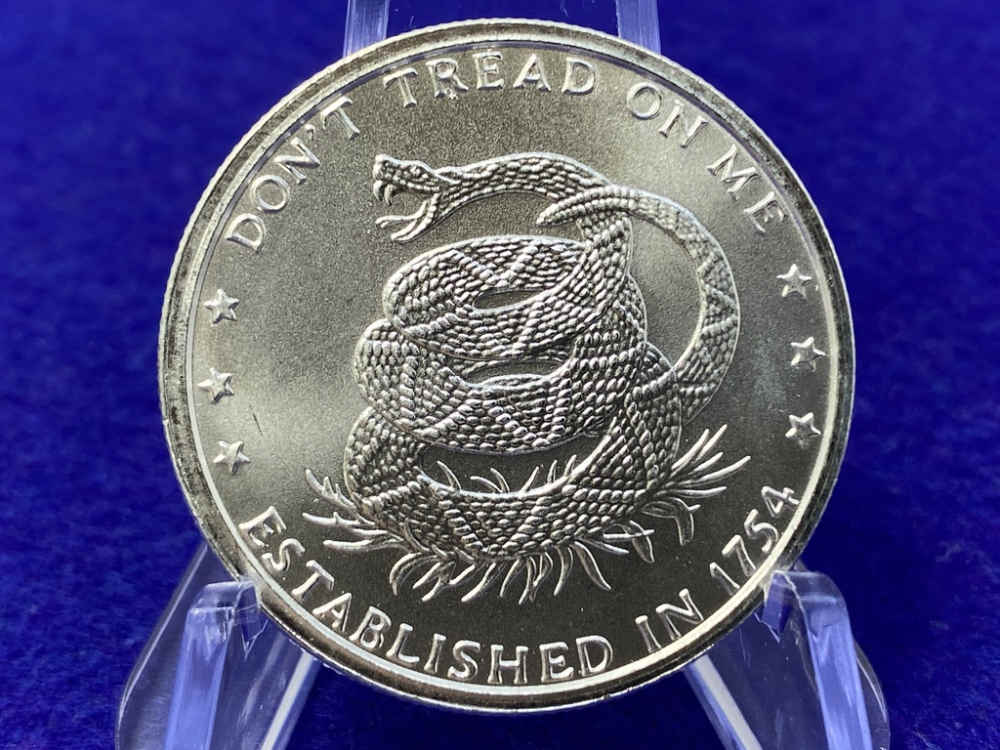 (10) 1oz Silver *Don't Tread on Me* .999 FINE SILVER RNDS *10 Troy Ounces*-img-21