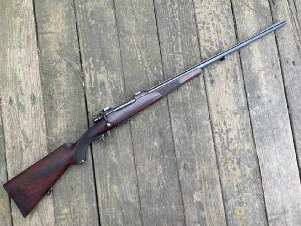 PRE-WAR OBENDORF 98 MAUSER MODEL “B” SPORTING 9x57 Bolt Action Octagon ...