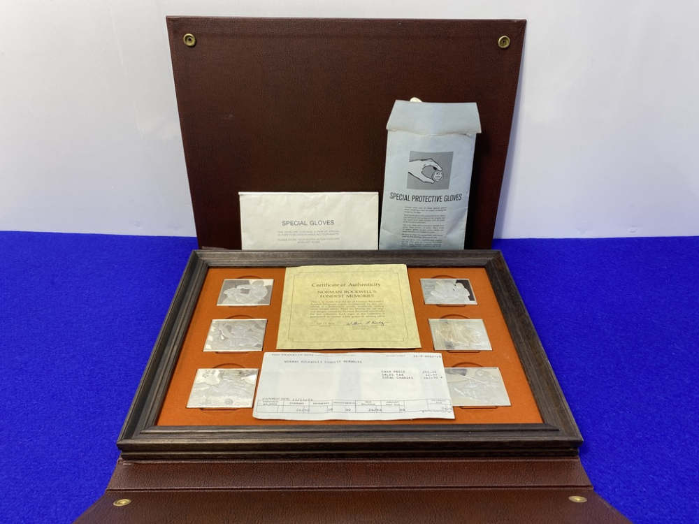 *SILVER* Norman Rockwells -Fondest Memories- 1st Edition *32 Troy Ounces*-img-6